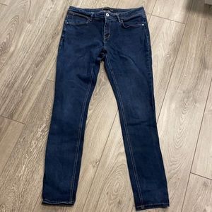 Woman’s RW & CO Chelsea Skinny Jeans Blue Sz 32